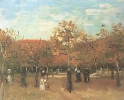 Vincent Van Gogh The Bois de Boulogne with People Walking (nn04) USA oil painting reproduction
